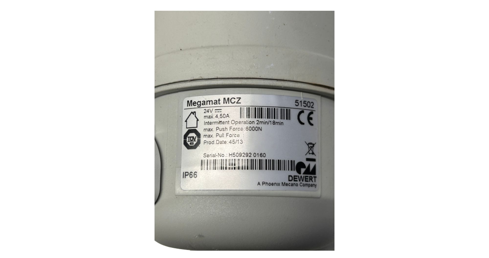 Motor Höhenhub NOVO GS ab Nr. 400, NOVO CE300